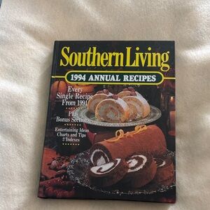 Southern Living 1994 Annual Recipes Cookbook - Black and Yellow